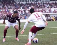 Lance de Juventus-SP x Sertãozinho no quadrangular da Série A2 — Foto: Luis Pacca/LPKS PHOTOS